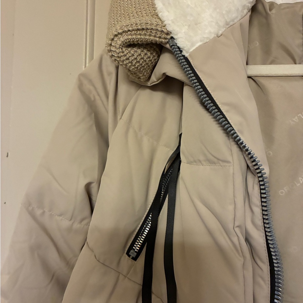Orolay Light Tan Puffer Jacket Quilted Insulated Size Small - Picture 5 of 11